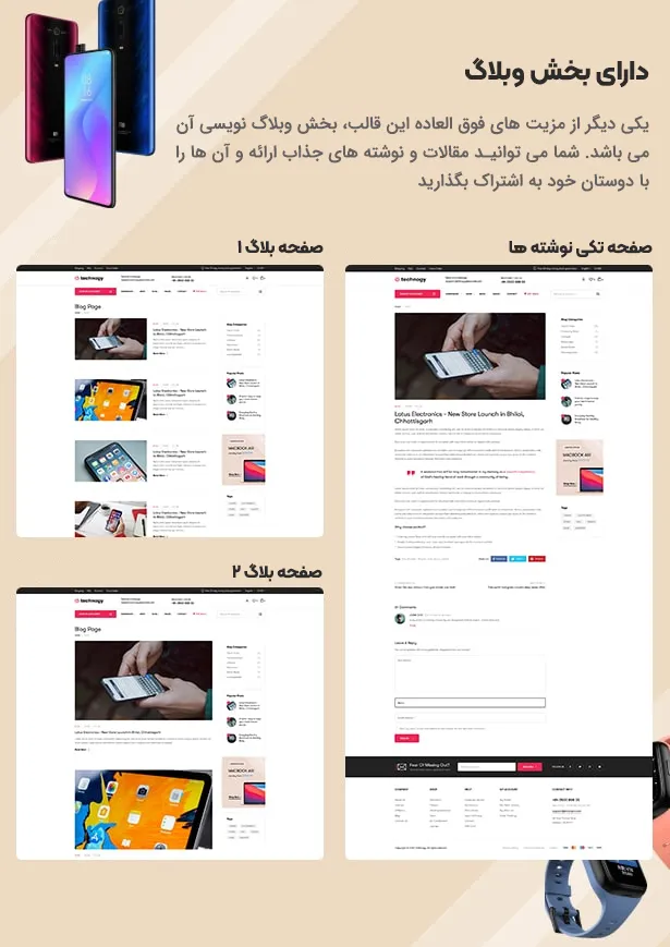 قالب فروشگاهی Technocy 