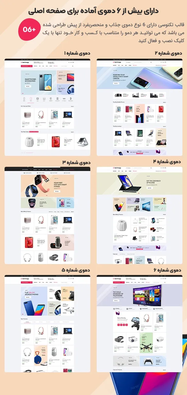 قالب فروشگاهی Technocy 
