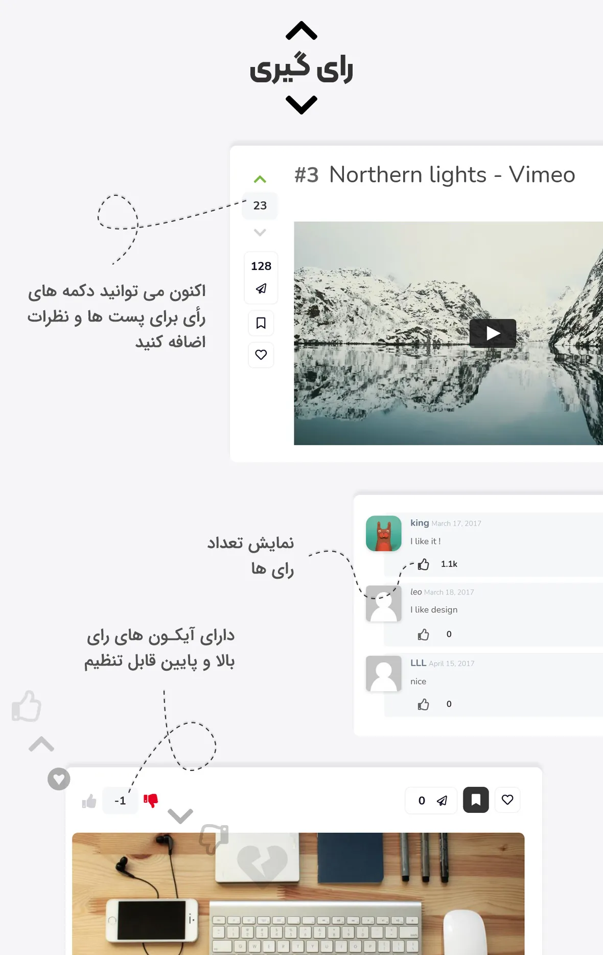 قالب وبلاگ نویسی کینگ