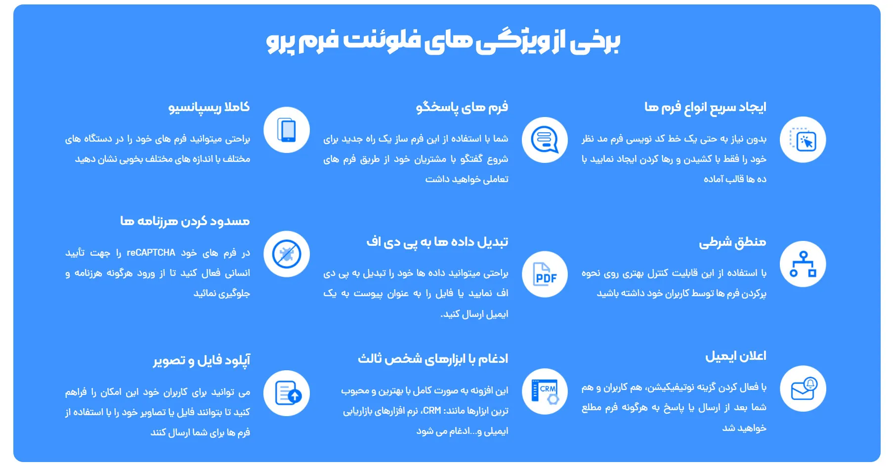سریع ترین افزونه فرم ساز وردپرس فلوئنت فرم پرو