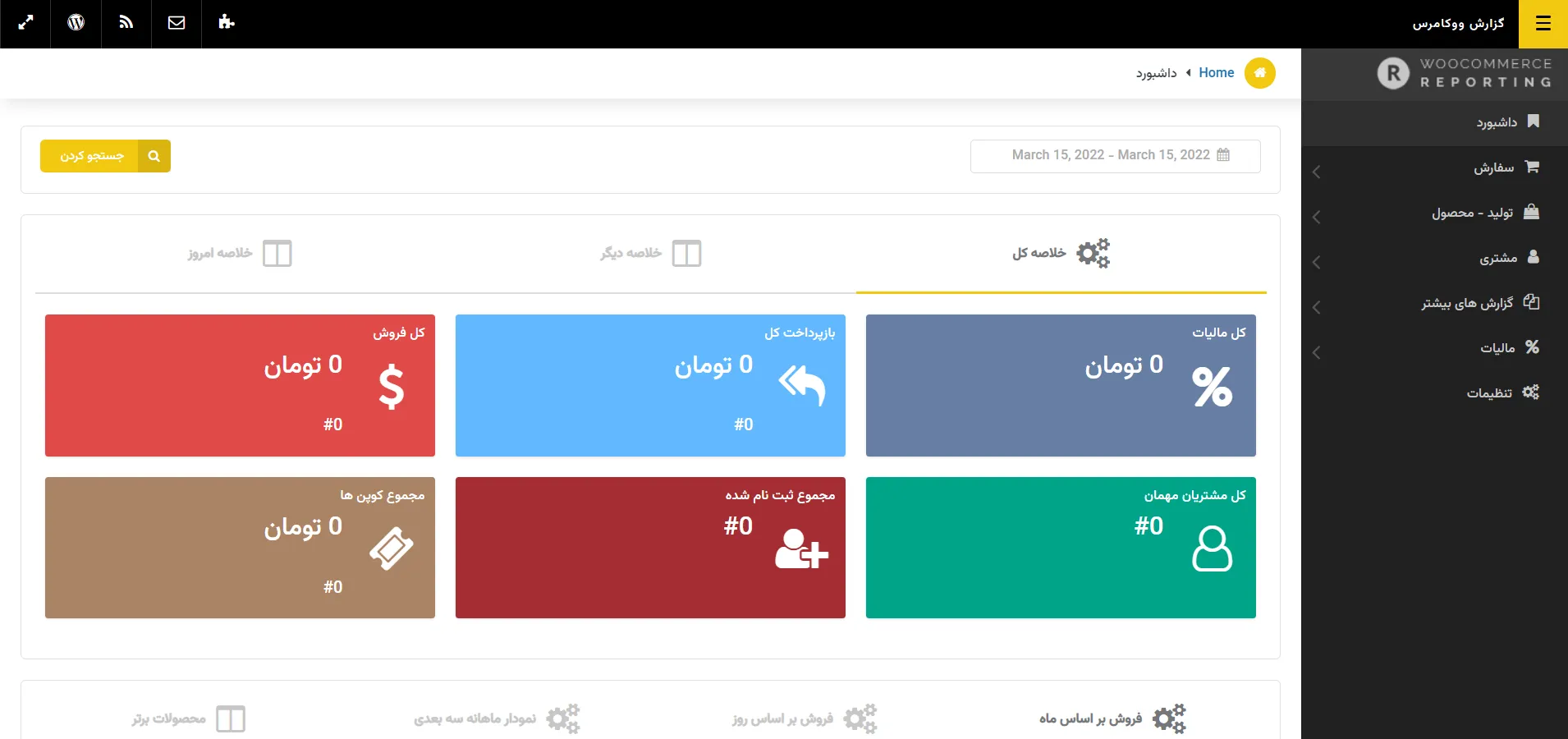 افزونه گزارش گیری پیشرفته ووکامرس