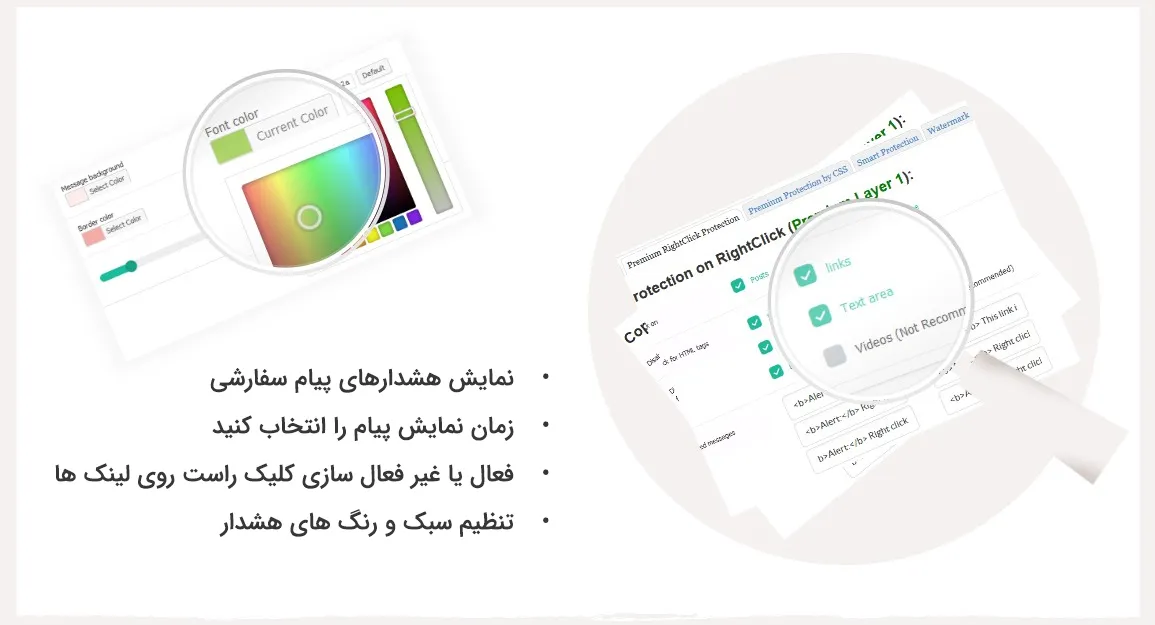افزونه WP Content Copy Protection 