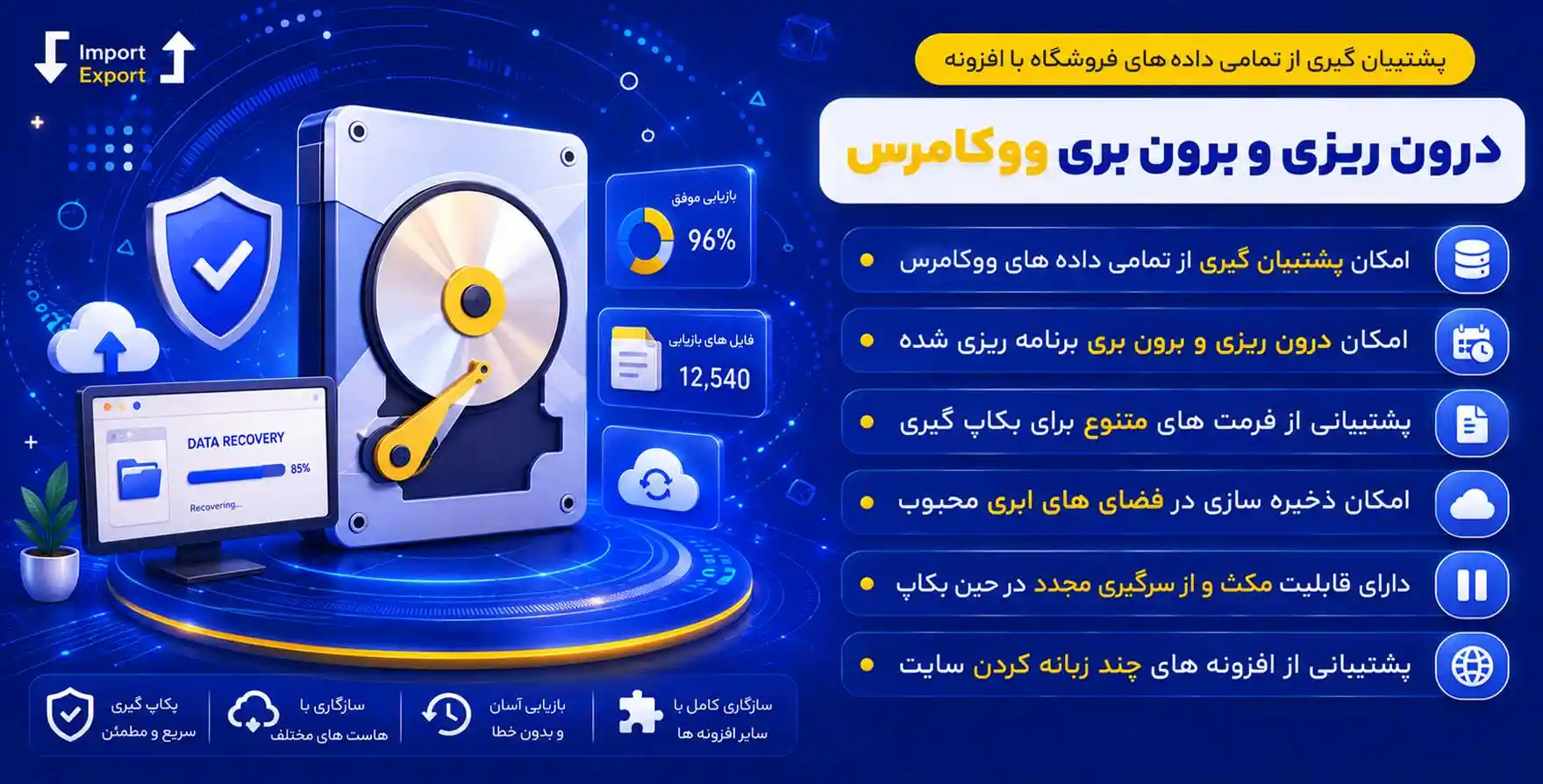 افزونه Woo Import Export For WP | افزونه درون ریزی و برون ریزی ووکامرس