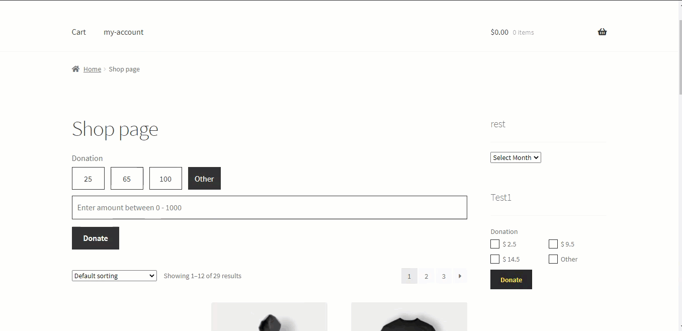 افزونه Donation Woocommerce