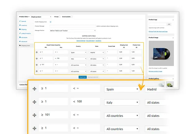 افزونه YITH Product Shipping for WooCommerce