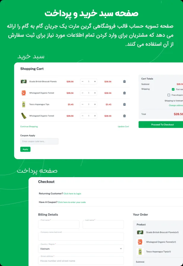 قالب GreenMart