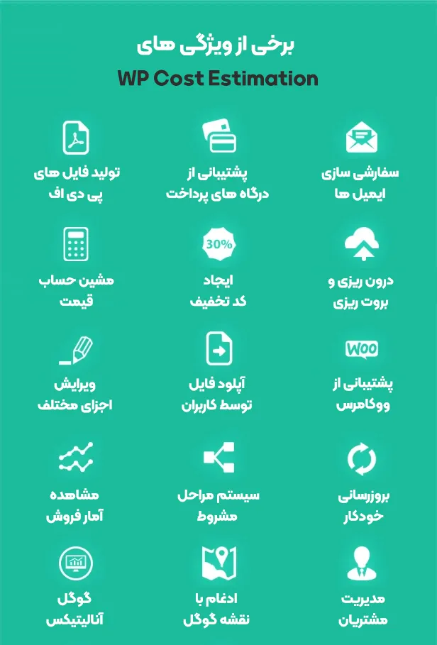 افزونه WP Cost Estimation