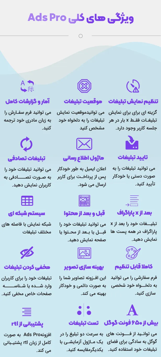 افزونه Ads Pro