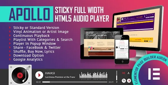 افزونه CLEVER - HTML5 Radio Player With History