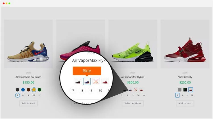 افزونه Variation Swatches For WooCommerce 