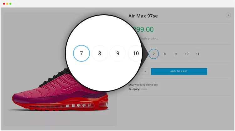 افزونه Variation Swatches For WooCommerce 