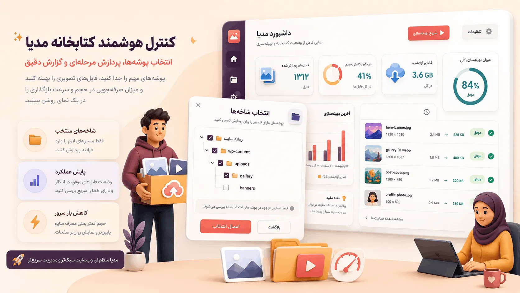 فشرده سازی هوشمند تصاویر با Smart Compression در Imagify