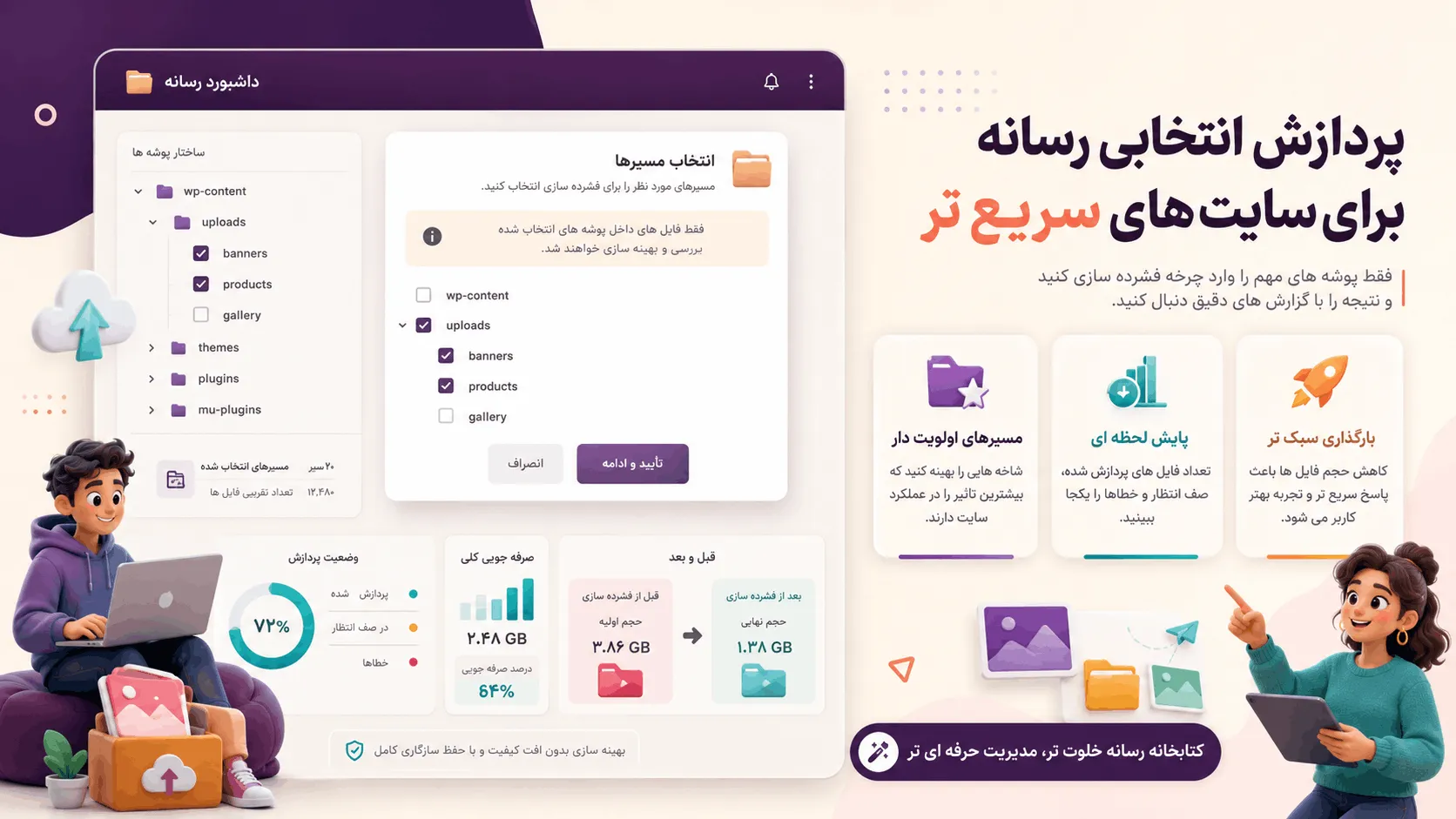 افزونه Imagify Pro با API پریمیوم نامحدود برای بهینه سازی تصاویر وردپرس