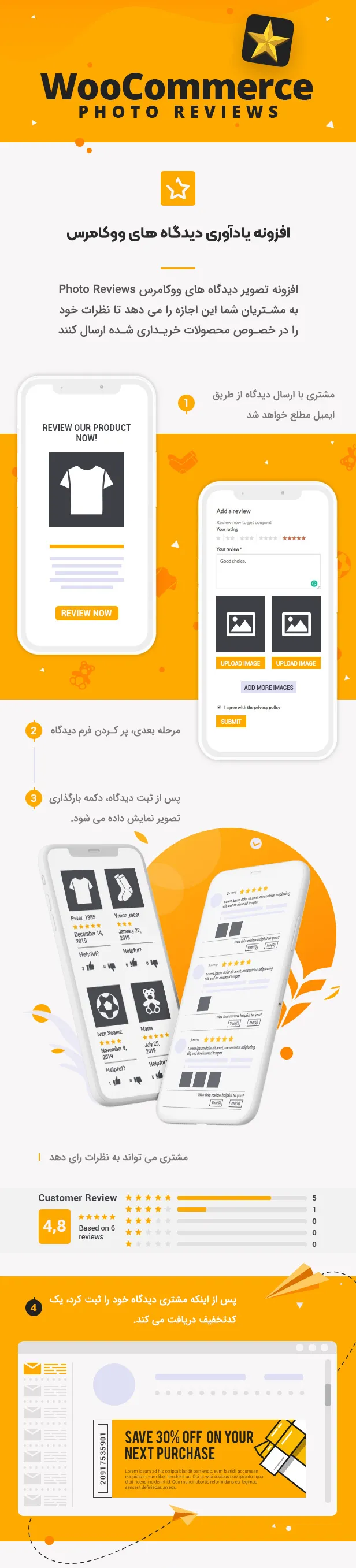 افزونه WooCommerce Photo Reviews