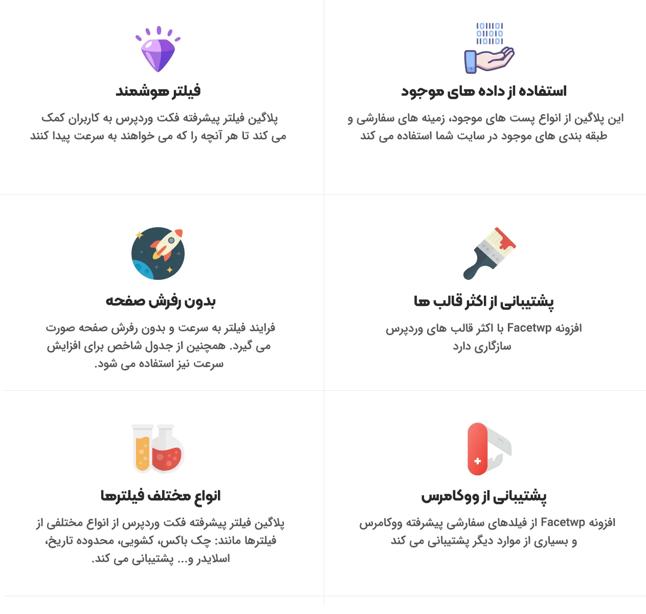 افزونه Facetwp