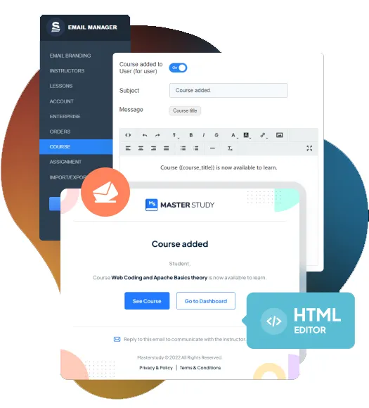 افزونه آموزش آنلاین و ال ام اس مستر استادی