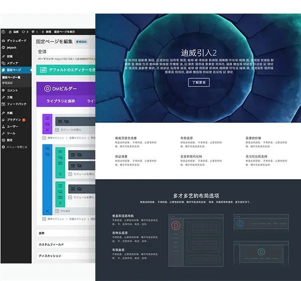 افزونه Divi Builder