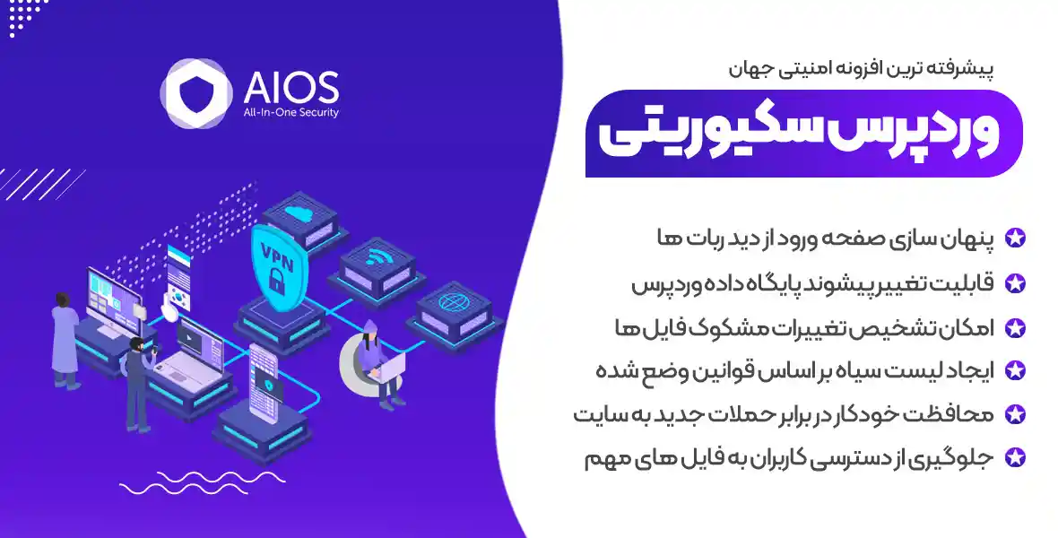 افزونه All In One WP Security Pro (AIOS) | پیشرفته ترین افزونه امنیتی جهان