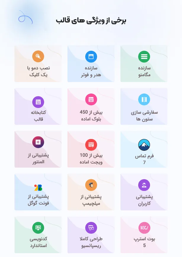 قالب تکنولوژی و راهکارهای دیجیتال تکیکس