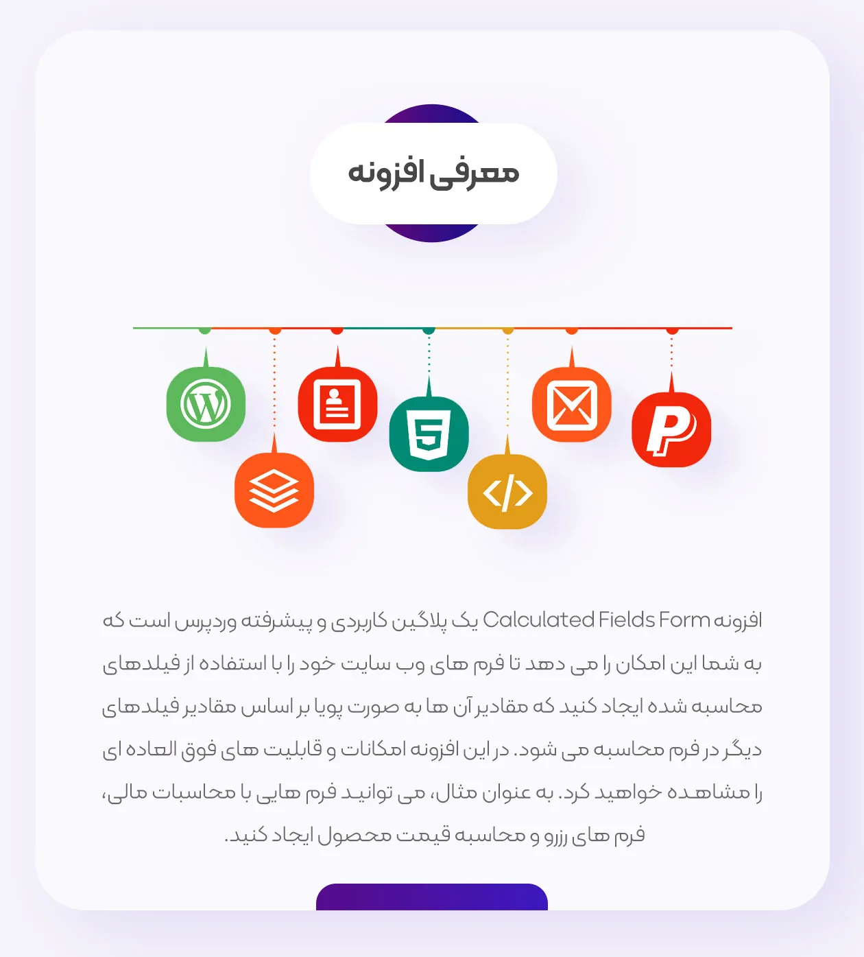 معرفی افزونه CalculatedFieldsForm
