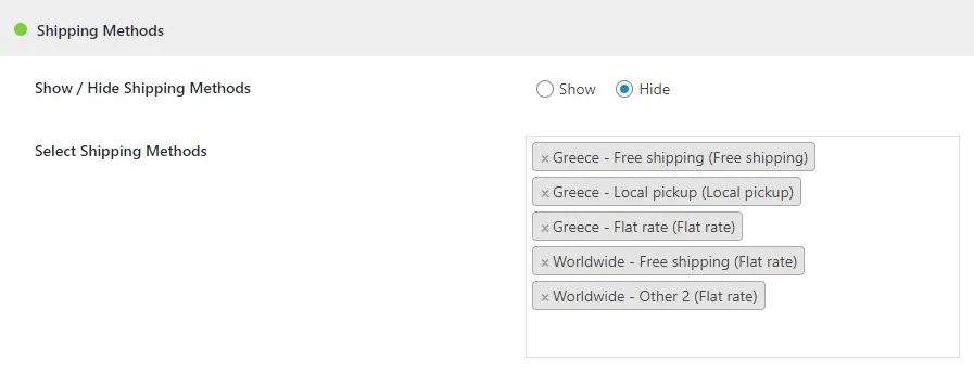 افزونه WooCommerce Hide Roles