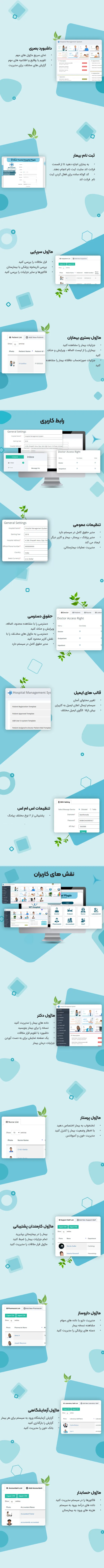 افزونه Hospital Management System