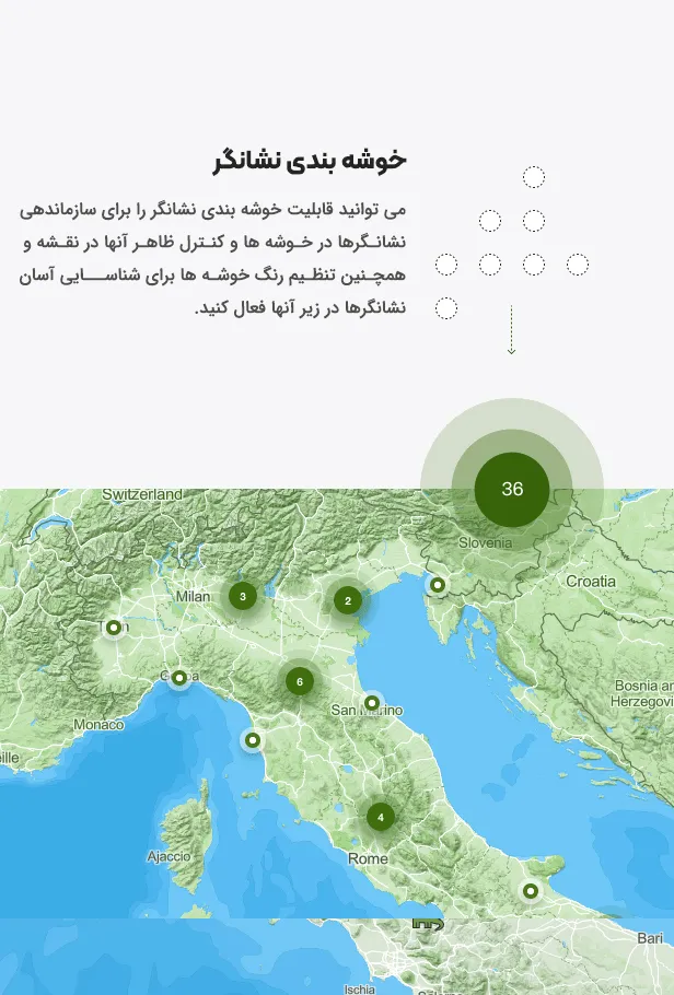 طراحی انواع نقشه در مپ باکس وردپرس