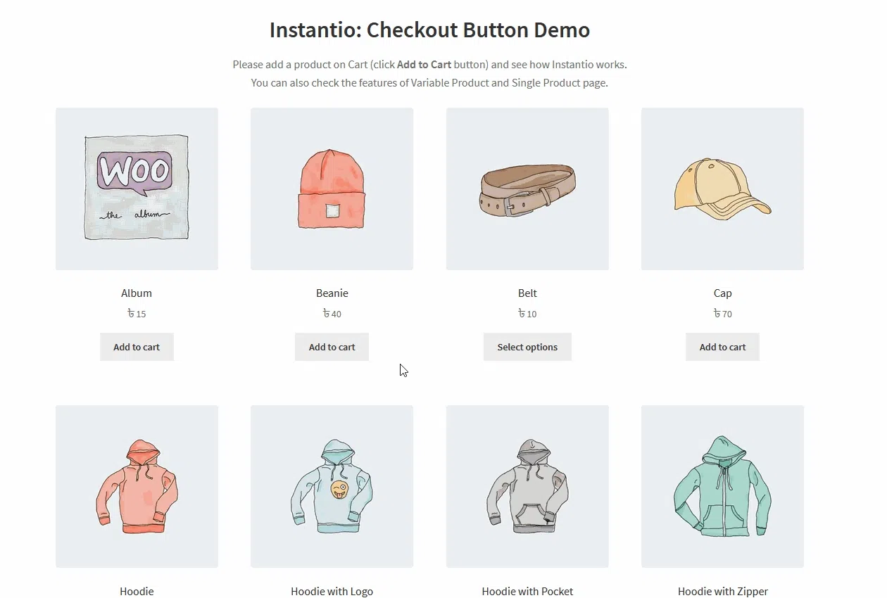 افزونه Instantio