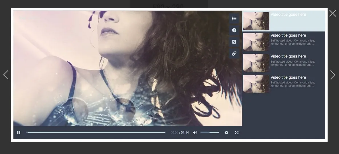 پلاگین Modern Video Player