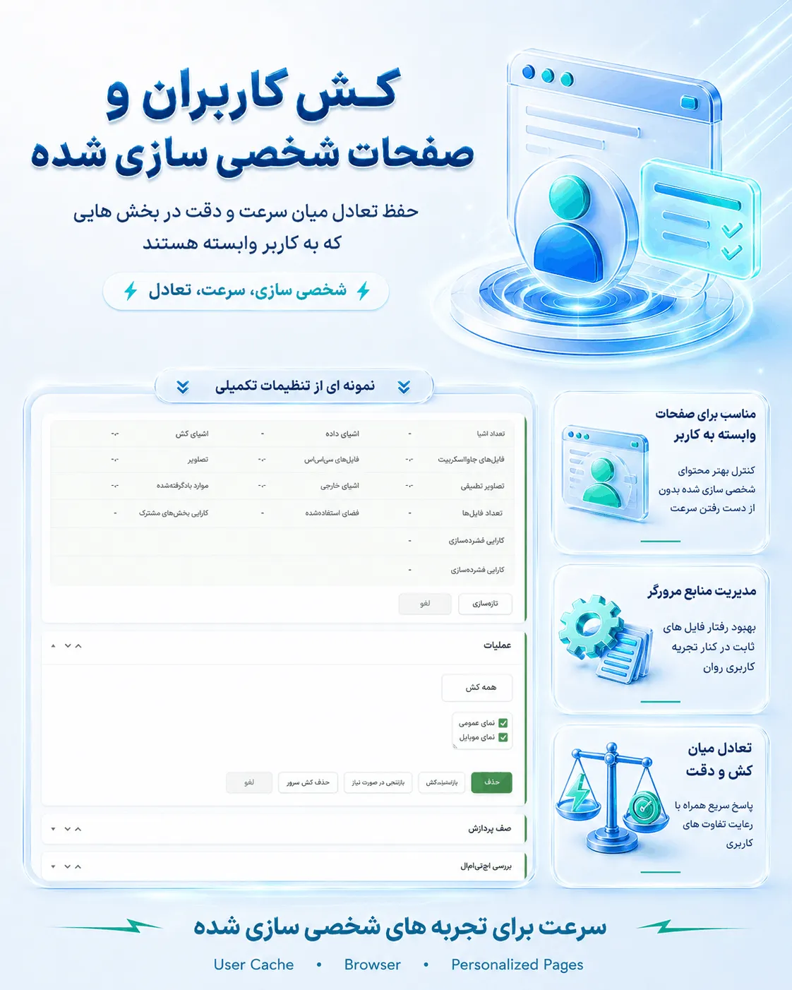 افزونه سرعت و بهینه سازی