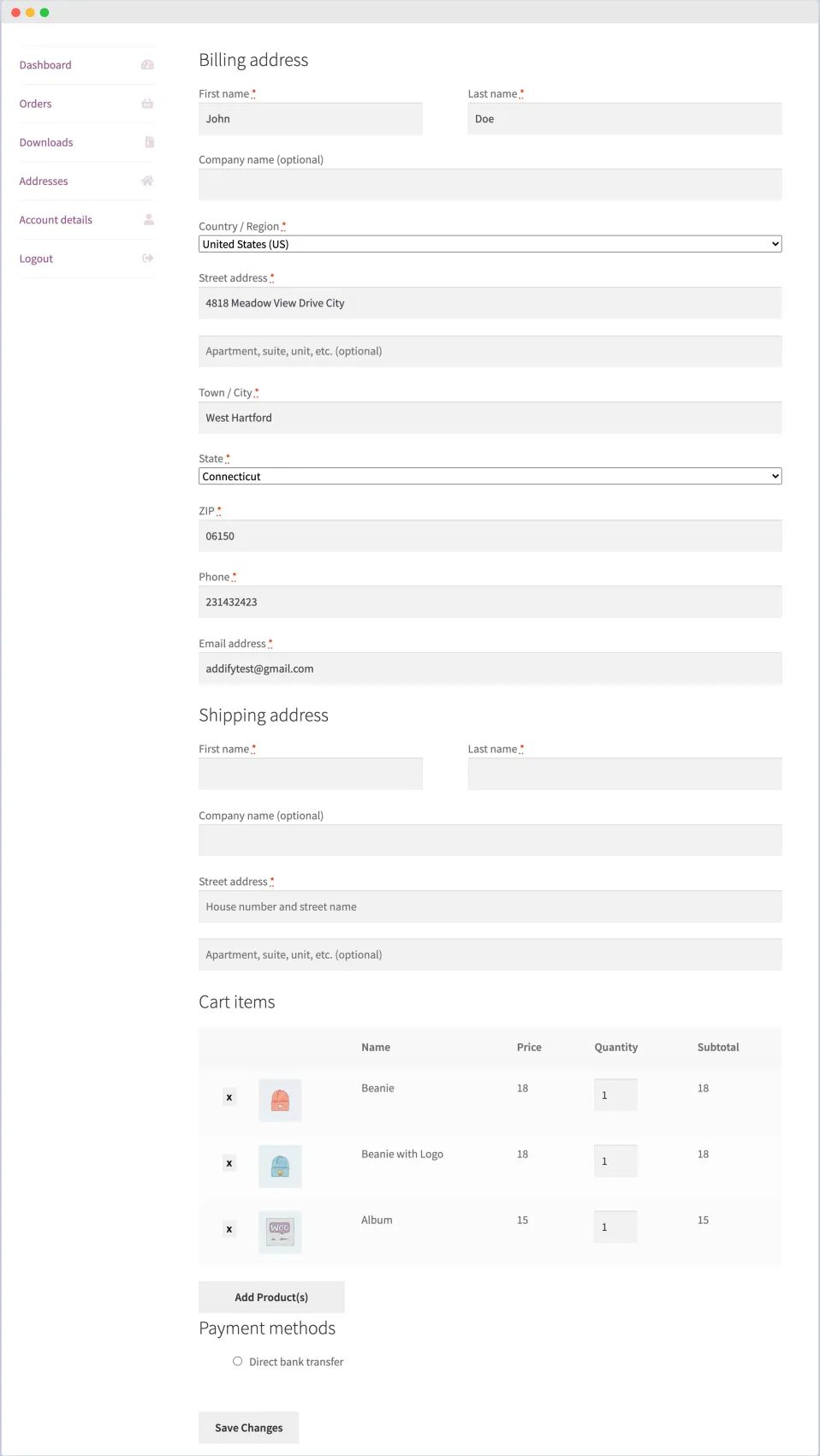 افزونه Edit Order by Customer
