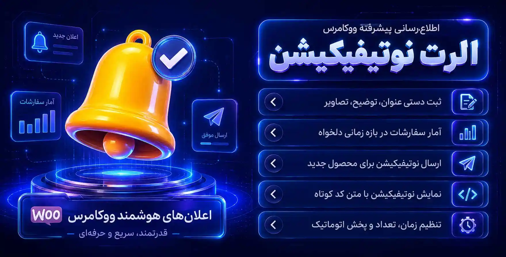 افزونه WPC Smart Notifications for WooCommerce | اطلاع رسانی پیشرفته ووکامرس