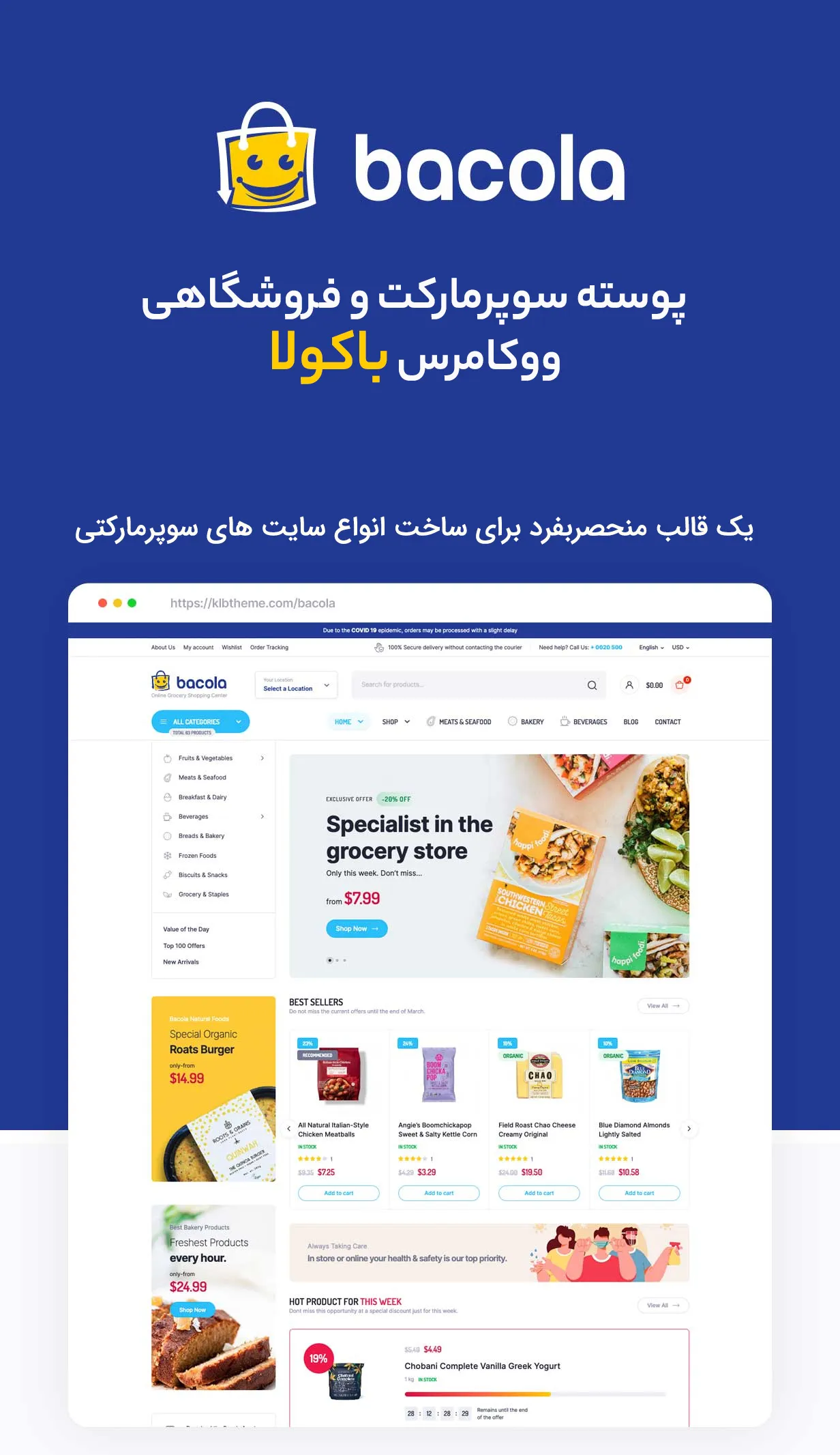 قالب Bacola 