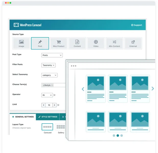 افزونه WP Carousel Pro