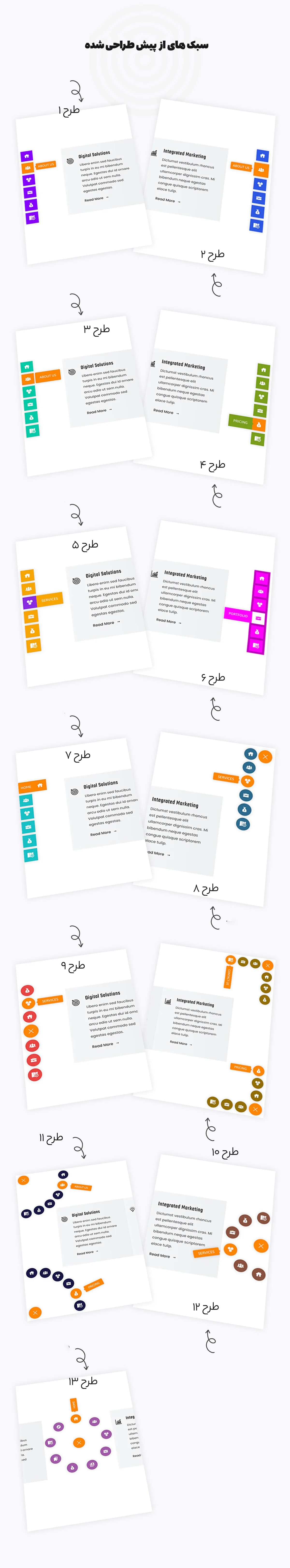 افزونه Super Floating and Fly Menu