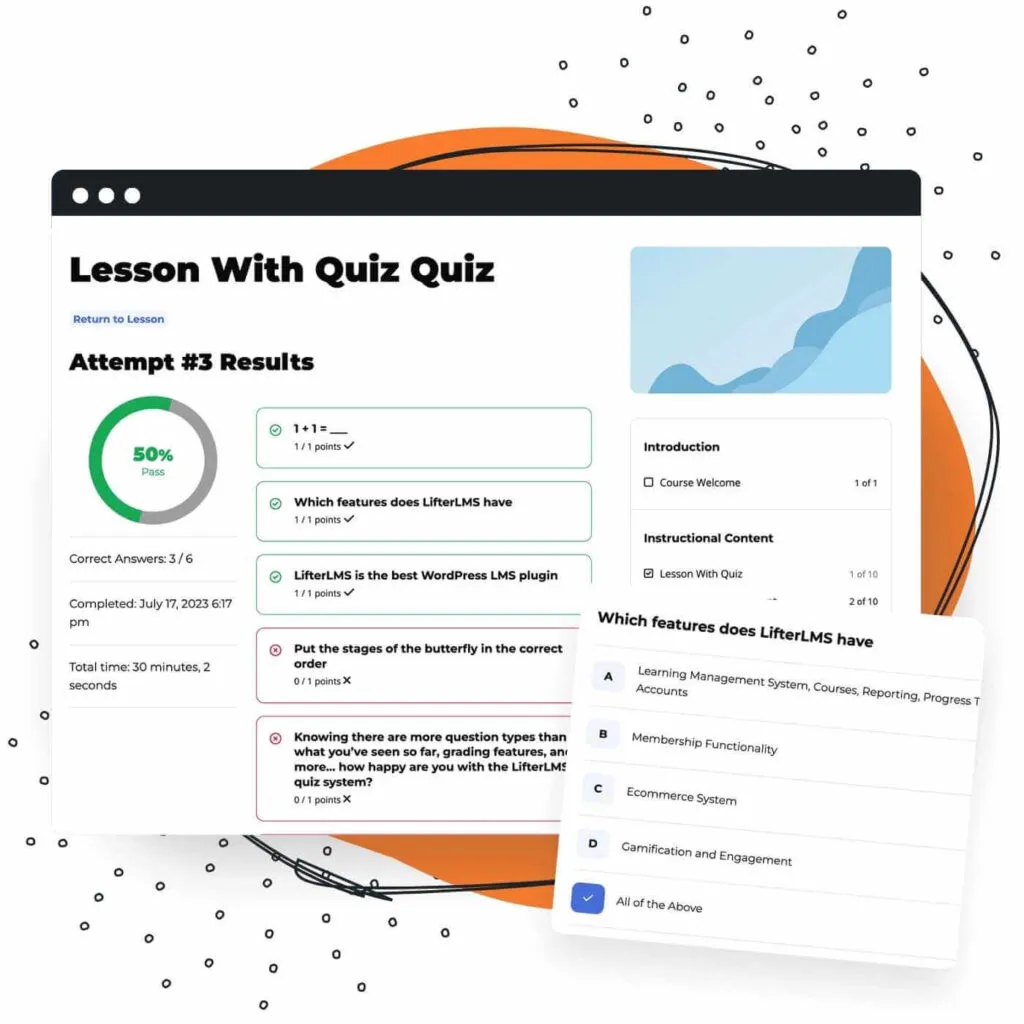 افزونه LifterLMS Advanced Quizzes