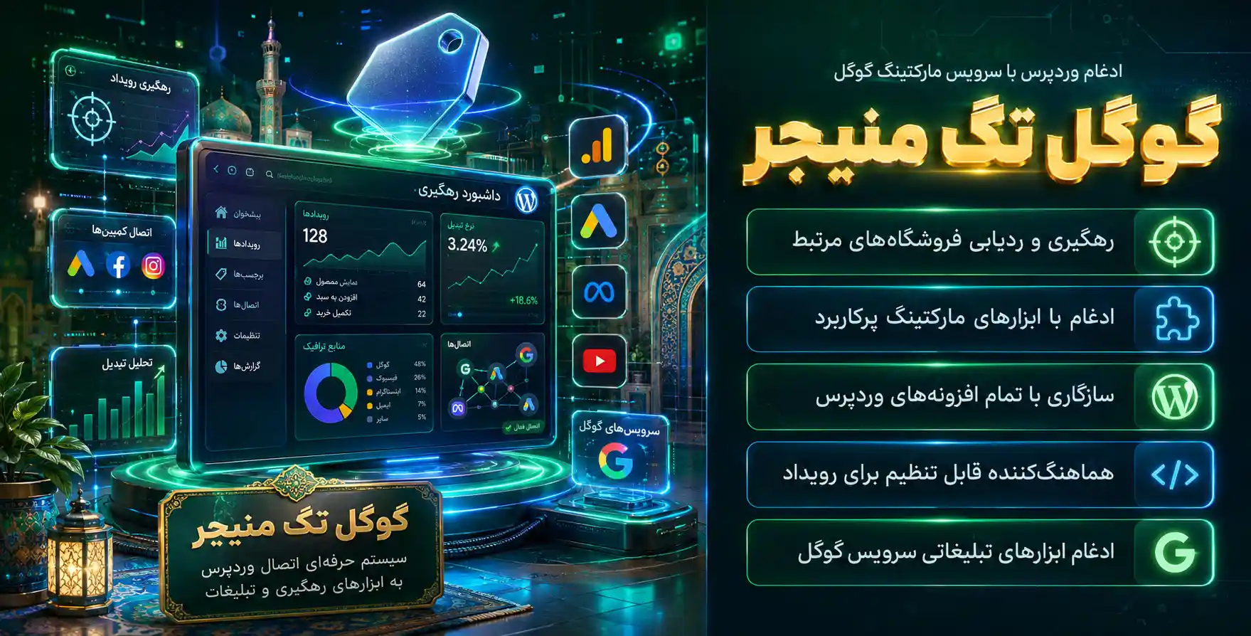 Google Tag Manager for WooCommerce Pro | پلاگین گوگل تگ منیجر، ادغام ووکامرس با سرویس های مارکتینگ گوگل مانند آنالیتیکس، ادز، متا و…